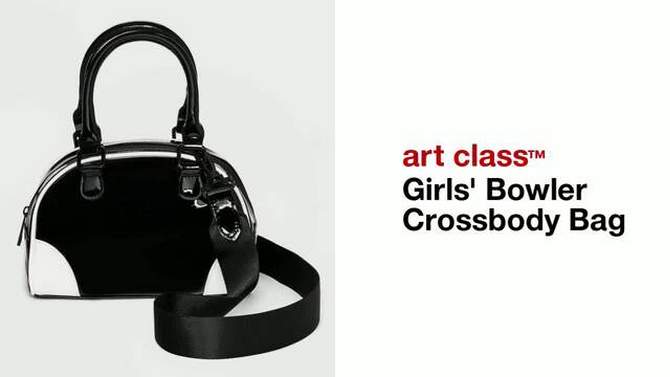 Girls' Bowler Crossbody Bag - art class™, 2 of 6, play video