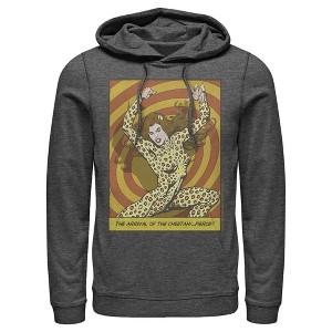 Men's Justice League Cheetah Comic Panel Pull Over Hoodie - 1 of 3