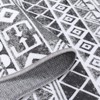 Modern Geometric Area Rug for Living Room, Plush & Soft Faux Wool,Machine Washable Non-Slip Large Carpet - 4 of 4