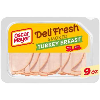 Oscar Mayer Deli Fresh Smoked Turkey Breast Sliced Lunch Meat - 9oz