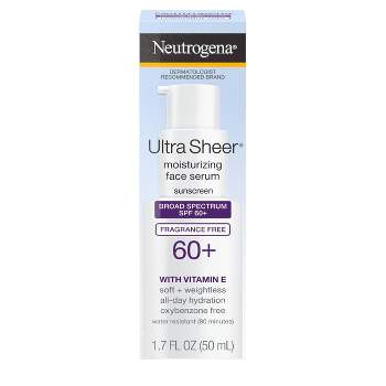 Neutrogena Ultra Sheer Moisturizing Face Sunscreen Serum - SPF 60+ - 1.7oz