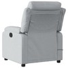 vidaXL Massage Recliner Chair - Light Gray Manual Push Back - 4 of 4