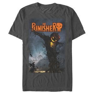 Men's Marvel Halloween Punisher Scarecrow T-Shirt - 1 of 4