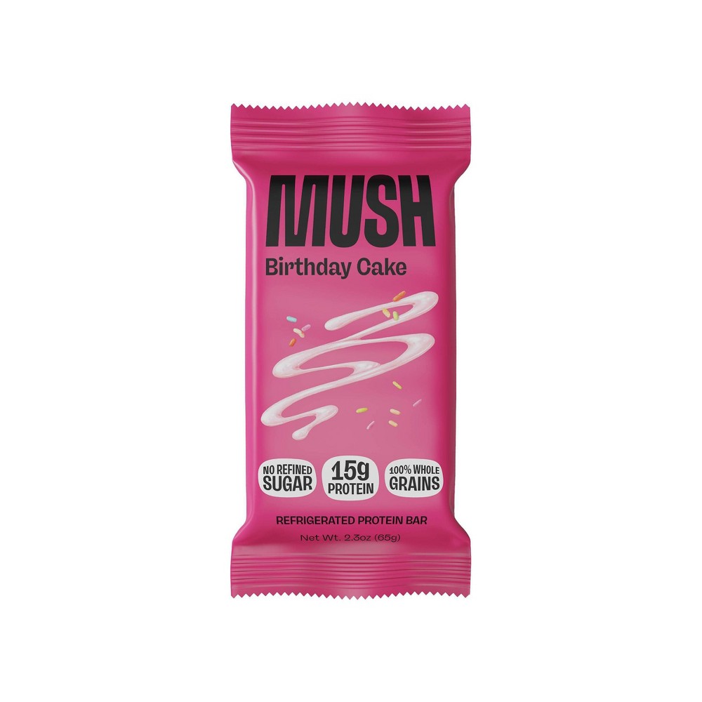 MUSH Birthday Cake Refrigerated Protein Bar - 2.3oz