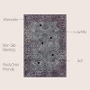 Victoria Ornate Persian All-Over Machine-Washable Area Rug - JONATHAN Y - 3 of 4