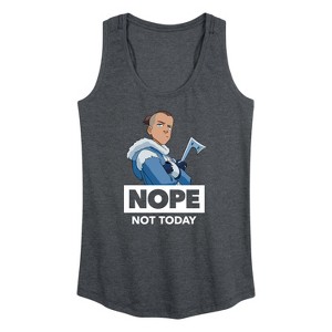 Women's - Avatar: The Last Airbender - Sokka Nope Graphic Racerback Tank - 1 of 4