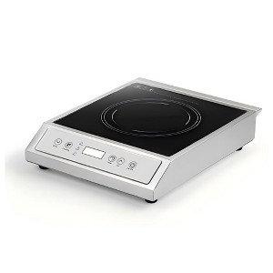 Induction Cooktop 1800W, 8 Power and 8 Temperature, Stove Hob with 10H Timer, Residual Heat Indicator,Induction Stove with 7-blade Cooling Fan - 1 of 4