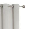 Kate Aurora Hotel Living 2 Pack 100% Blackout Grommet Top Ivory Beige Curtain Panels - 3 of 4