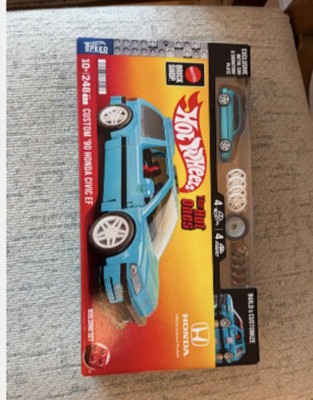 Mattel Brick Shop Hot Wheels Custom '90 Honda Civic EF Building