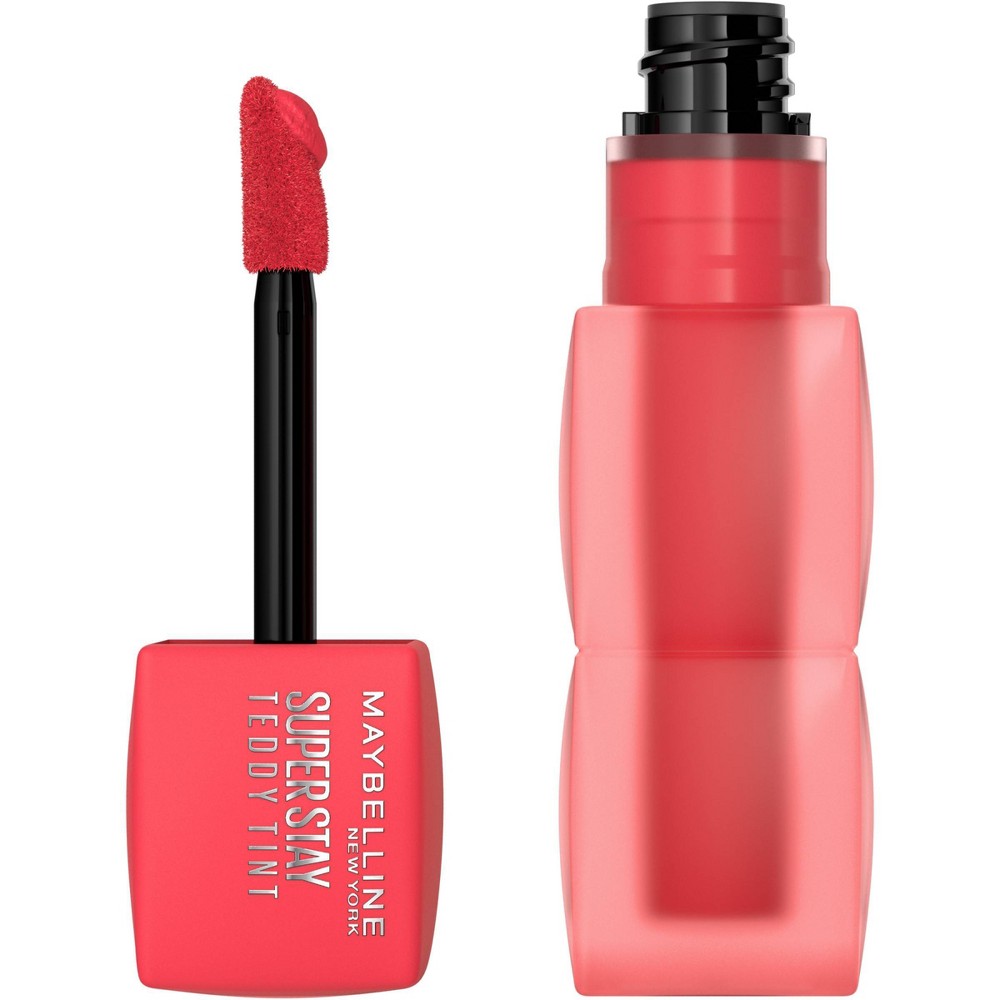 Photos - Lipstick & Lip Gloss Maybelline Super Stay Teddy Tint Long Lasting Matte Lip Tint - July Forever - 0.17 fl oz 