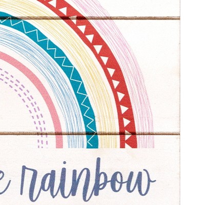 Hello Little Rainbow Wood Wall Art - Stratton Home Décor