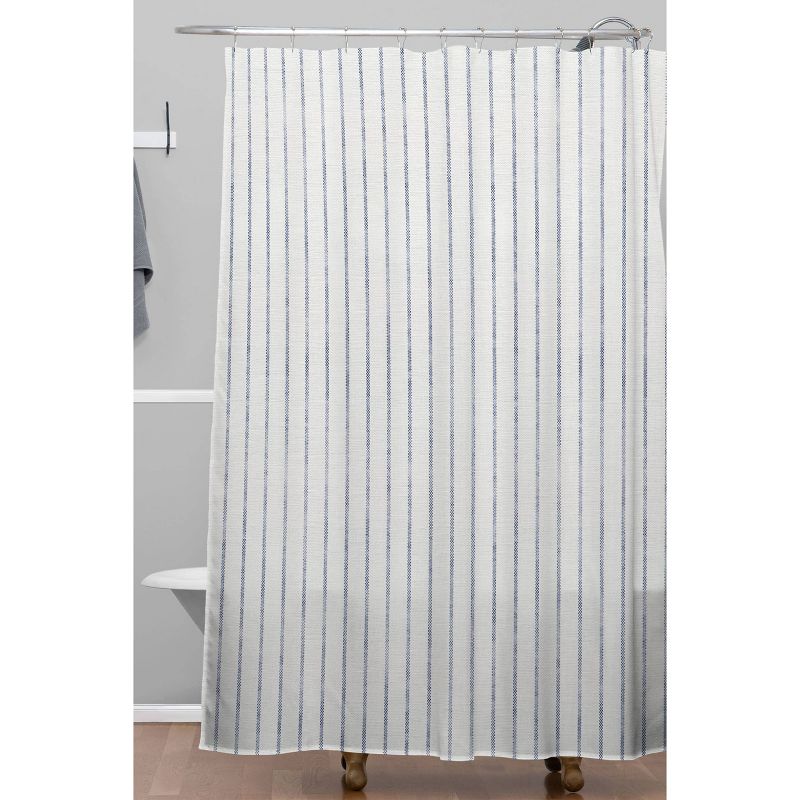 Holli Zollinger Aegean Wide Striped Shower Curtain Blue - Deny Designs, 3 of 5