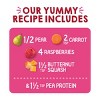 Happy Tot Organics Fiber & Protein Organic Pears, Raspberries, Carrots & Butternut Squash - 4oz - 3 of 4
