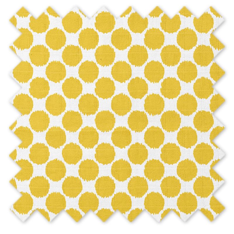 Bacati - Ikat Yellow Dots Muslin 100 percent Cotton Universal Baby US Standard Crib or Toddler Bed Fitted Sheet, 5 of 6
