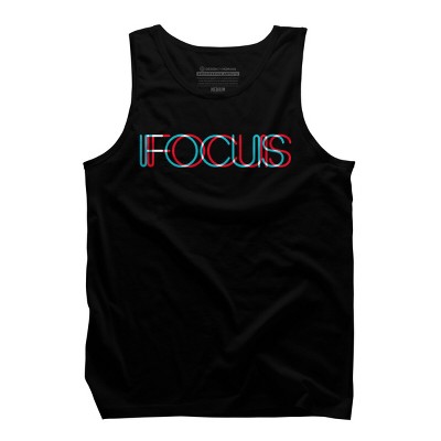 Men's Design By Humans FOCUS By BLACKSTONE Tank Top