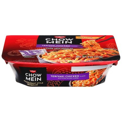 Nissin Chow Mein Noodles Teriyaki Chicken 4.0 oz