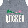 Women's - Wicked - Wand And Broomstick Logo Graphic Racerback Tank - 2 of 4