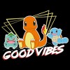 Men's Pokemon Bulbasaur, Squirtle and Charmander Good Vibes T-Shirt - 2 of 4