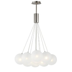 ET2 Lighting Burst 12 - Light Pendant in  Satin Nickel - 1 of 4