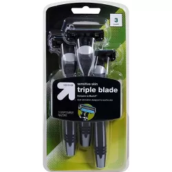 Men's Triple Blade Disposable Razor - 3ct - up & up™