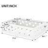 CAVINAS Kids Toddler Bed with Safety Guardrails,Twin/Full Size Floor Bed with Door,Montessori Bed for Bedroom,White - 3 of 4