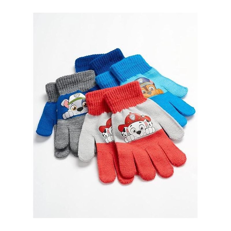 Paw Patrol 4 pair Mitten or Gloves Set, Toddlers/Little Boys Age 2-7, 5 of 6