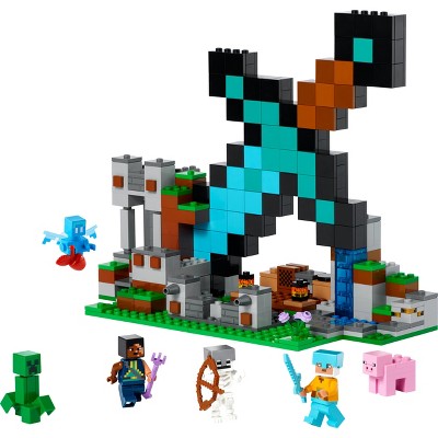 LEGO Minecraft The Sword Outpost Toy with Mobs 21244