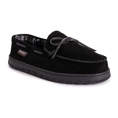 MUK LUKS Men's Paul Printed Berber Suede Slipper