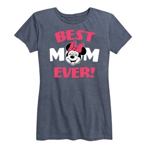 Women's - Disney - Minnie Mouse Best Mom Ever Short Sleeve Graphic T-Shirt - 1 of 4