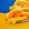 Toynk Kraft Macaroni and Cheese Fleece Throw Blanket | 45 x 60 Inches - 2 of 4