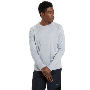 Sporti Sporti Men's L/S Hybrid II UPF 50+ Sun Shirt Icicle Grey XXX-Large - 1 of 4
