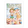 Mary Engelbreit Sunkissed Shores Beach Postcards, 6 pack, 5"x7" - 3 of 4