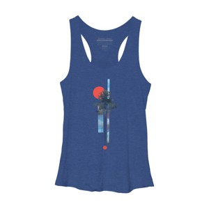 Women's Design By Humans Abstract Nature By airiestudio Racerback Tank Top - 1 of 3