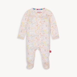 Girl Baby Newborn Magnetic Modal Footie - magnetic me - 1 of 2