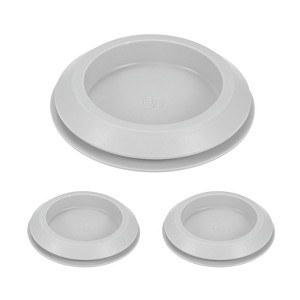 Unique Bargains Rubber Corrosion-Resistant Silicone Snap-in Locking Hole Plugs Gray - 1 of 4