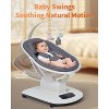 Electric Baby Swings for Infants to Toddler,Infant Swing with 5 Motion Modes & 5 Speeds - 3 of 4