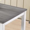 CAVINAS Dining Table Set for 3 Dining Room Table Set Counter Set Hanging Stool Counter Height Dining Table Set for Dining Room Small Space - 2 of 4