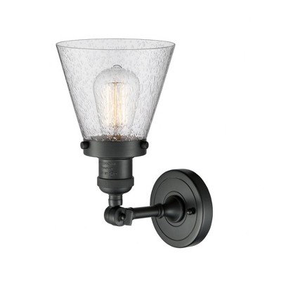 Matte Black Brass Dimmable 10" Wall Sconce