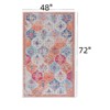 FONTOI Washable Area Rugs, Foldable Low-Pile Rugs, Indoor Non-Slip Rugs for Living Room Bedroom Kitchen, Multicolored, 72"*0.14"*48" - 3 of 4