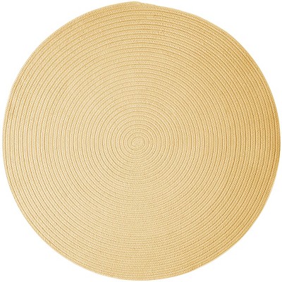 Colonial Mills Boca Raton - Pale Banana 3 Ft round Round Rug Indoor/Outdoor 100% Polypropylene