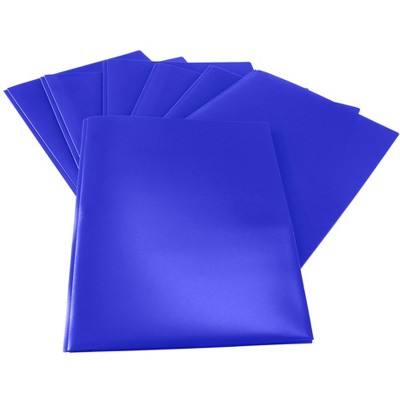 FOLDER SCHOOL SMART TWO-POCKET HEAVYWEIGHT POLY WITH FASTENERS