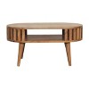 Ariella . Wood Coffee Table | Premium Oak (As Shown) - 2 of 4