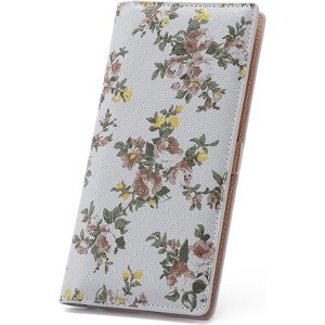 BEAFUP Leather Women Wallet RFID Slim Wallets for Women,Thin Ladies Credit Card Holder Bifold Billfold with 11 Card Slots & ID Window - 1 of 4