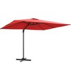 Sonkuki 10X8FT Outdoor Patio Cantilever Umbrella With Canopy, 360°Rotation Offset Umbrella - 2 of 4