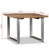 vidaXL Coffee Table Solid Reclaimed Wood 21.7"x21.7"x15.7" - 4 of 4