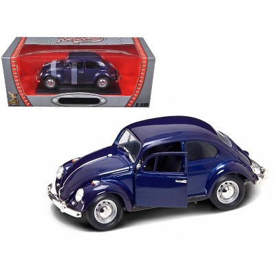 1967 Volkswagen Beetle Dark Blue 1/18 Diecast Car by Road Signature