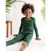 Leveret Kids Two Piece Long Sleeve Cotton Solid Boho Color Pajamas - 2 of 4