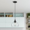 Livex Lighting Glendon 1 - Light Pendant in  Black/Brushed Nickel - 4 of 4