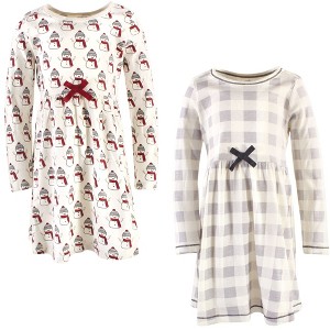 Luvable Friends Touched by Nature Long-Sleeve Dresses 2pk - 1 of 2
