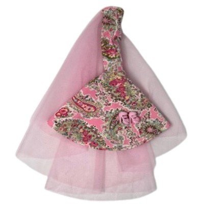 Doll Clothes Superstore Elegant Pink Floral Evening Gown Fits Barbie and 11.5" Fashion Dolls